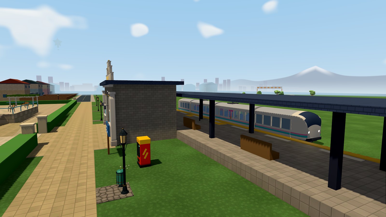 Station Lelo met de trein